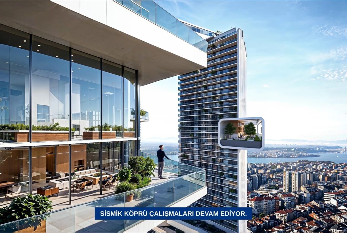 Taşyapı Şişli exterior project visualisation (daytime)