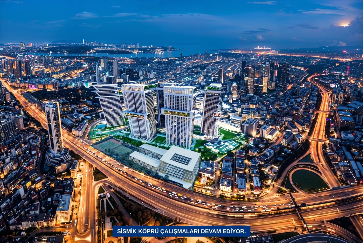 Taşyapı Şişli exterior project visualisation (general area)