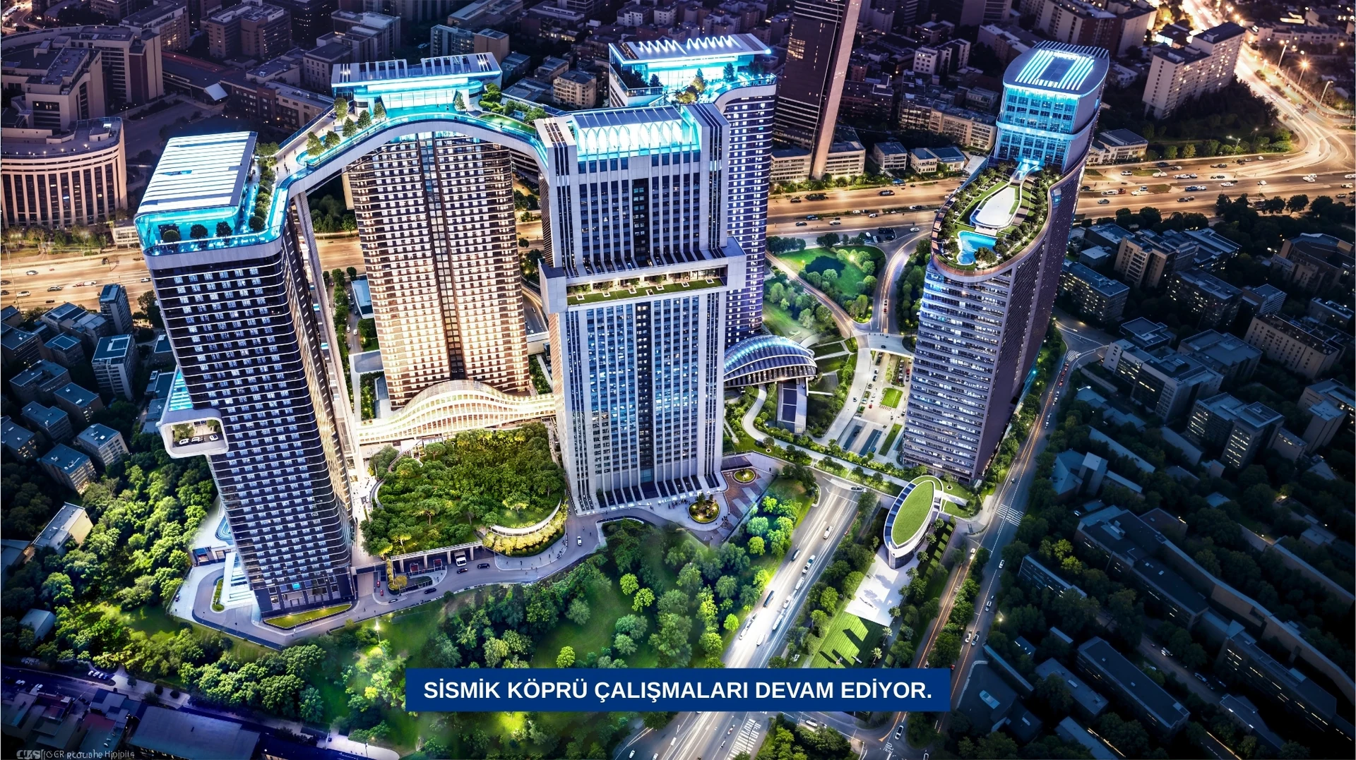 Taşyapı Şişli exterior project visualisation (general area 2)