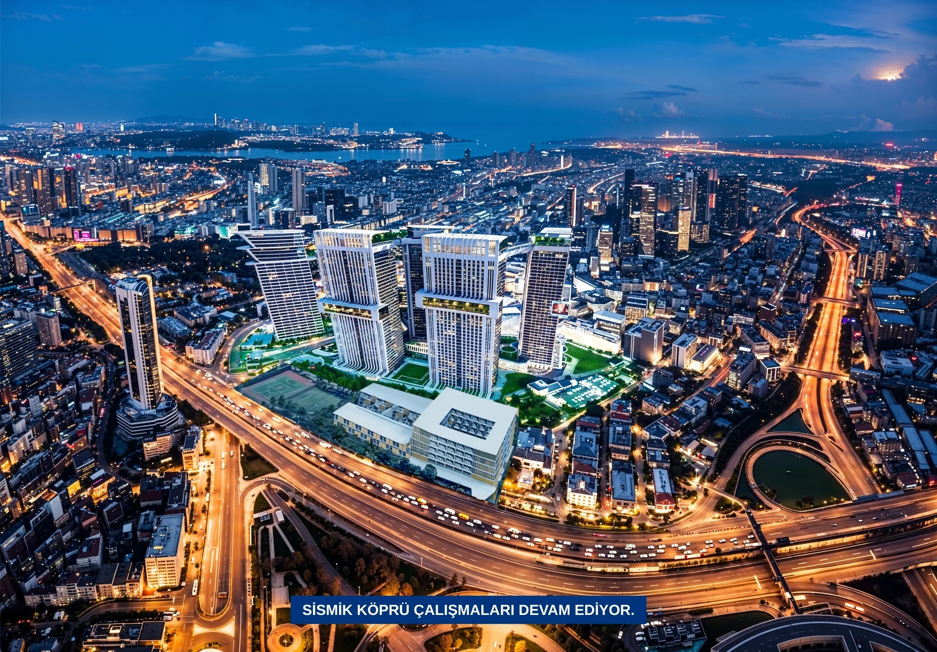 Taşyapı Şişli exterior project visualisation (general area)