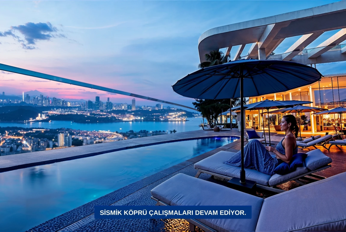 Taşyapı Şişli exterior project visualisation (rooftop terrace 2)