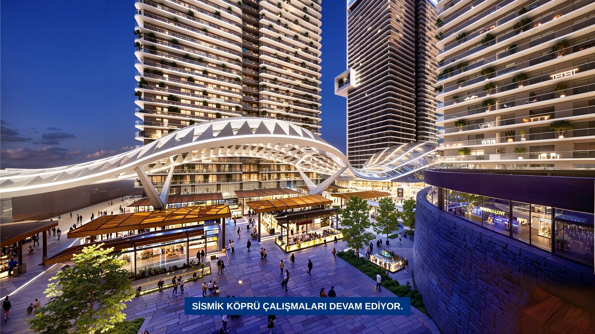 Taşyapı Şişli exterior project visualisation (shopping center 2)