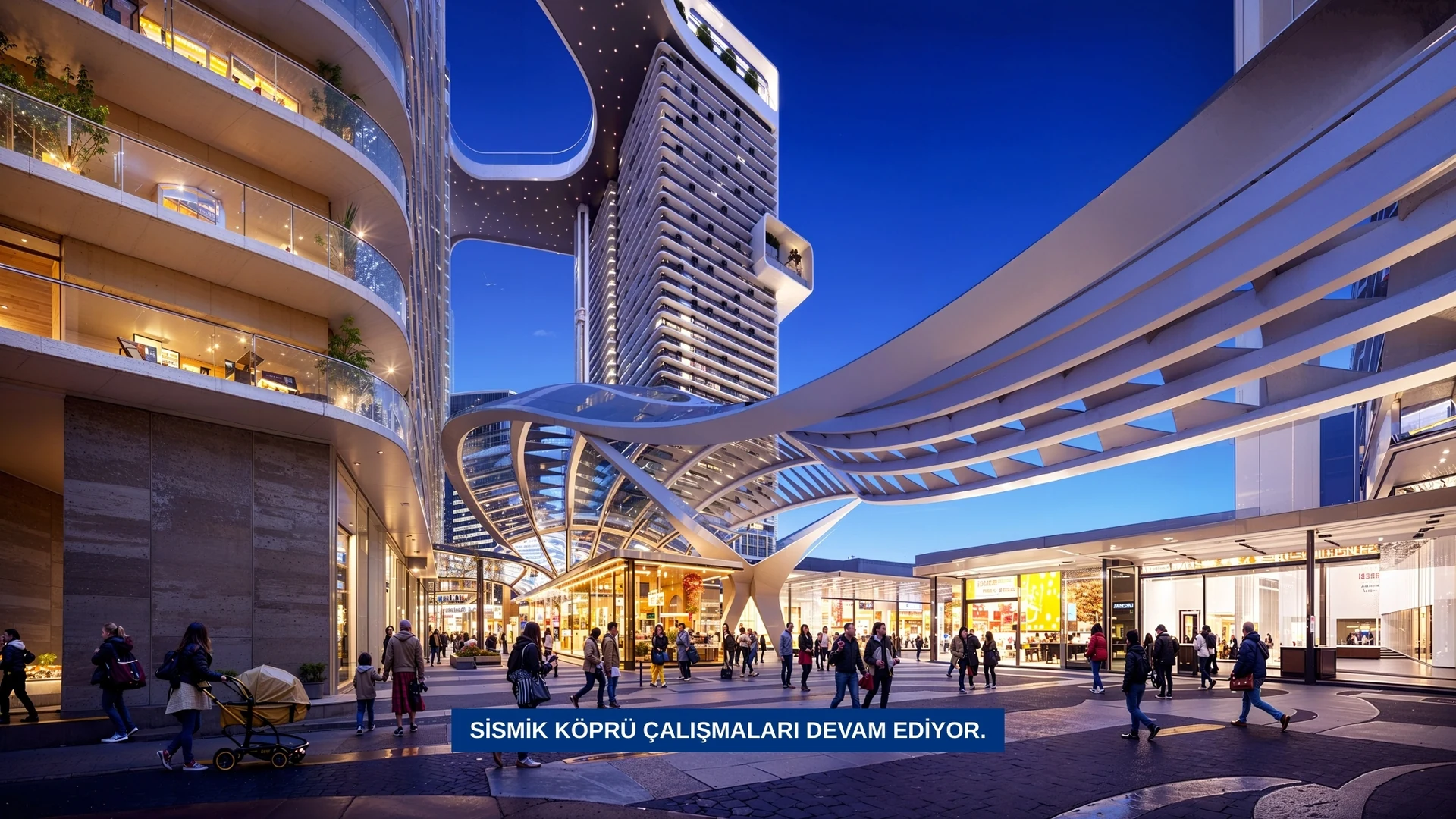 Taşyapı Şişli exterior project visualisation (shopping center 4)